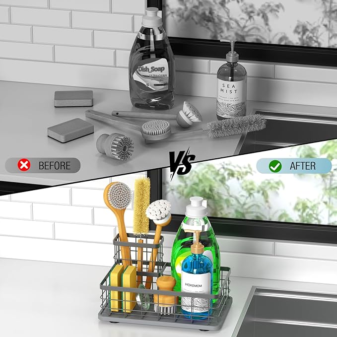 Kitchen Sink Caddy Organizer, Sponge Holder