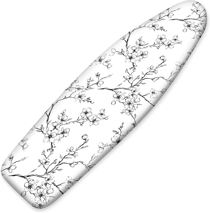 Floral Ironing Board Cover 17.7"x49", Standard Size Iron Board Covers