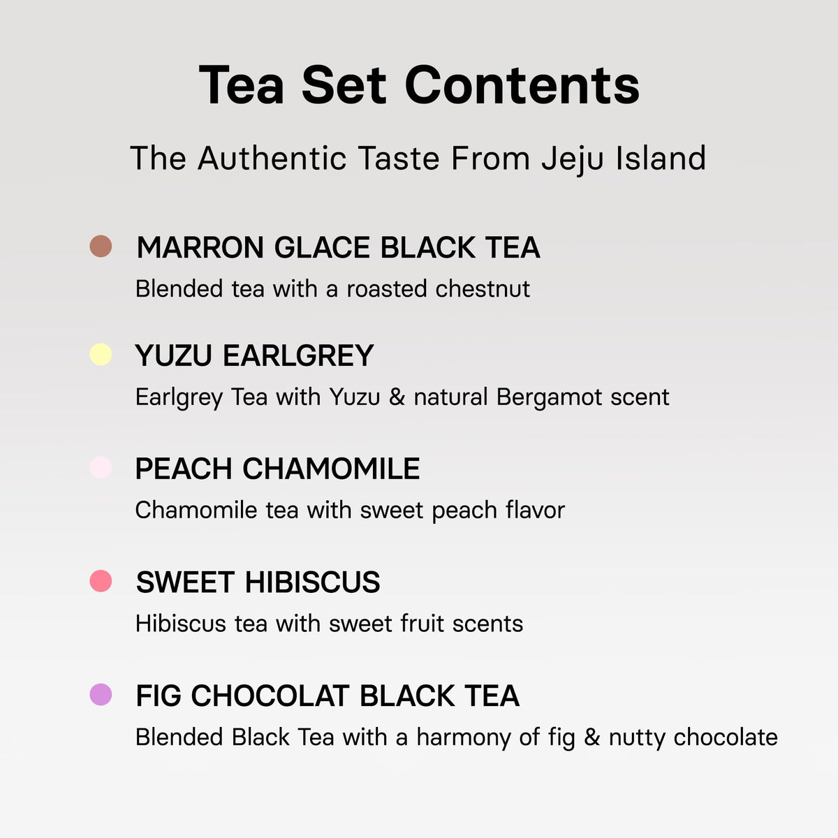 OSULLOC Premium Tea Collection (40 count, 10 flavors x 4 ea), Self Care Sampler Gift Box Variety Pack, Premium Organic Pure & Blended Tea from Jeju