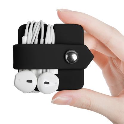 ELFRhino Cord Organizer Earbuds Holder Earphone Wrap Earphones Organizer Headset Headphone Earphone Wrap Winder Cord Manager Cable Winder Set of 2