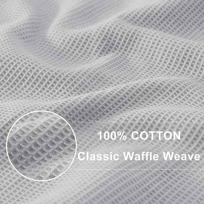 Homaxy 100% Cotton Waffle Weave Dish Cloths