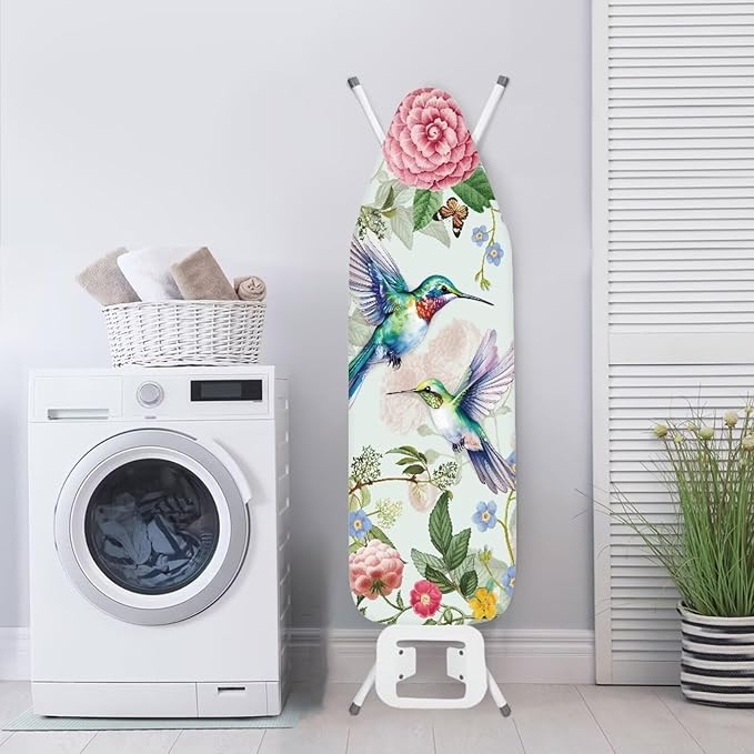 Floral Hummingbird Ironing Board Covers Standard Stylish Washable Ironing Board