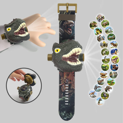 Cartoon Watch Dinosaur Projection Children's Watch 3D Tyrannosaurus Electronic Watches for Kids Gift