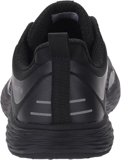 WHITIN Mens Zero Drop Wide Toe Box Road Running Shoes Size 11 Lightweight Sports Workout Comfortable Width Tennis Athletics Outdoor Mesh Male Black 45