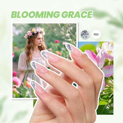 Beetles Gel Nail Polish Kit with U V Light -54 Pcs Gel Nail Kit Four Seasons Glow 32 Colors Set with Base Matte & Glossy Top Coat Soak Off Home DIY Manicure Nails Beginners Gifts for Women Teen Girls