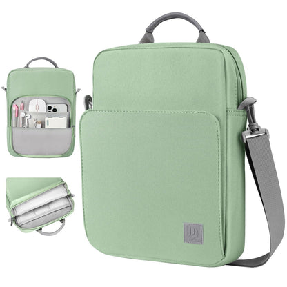 Dadanism 9-11 Inch Tablet Sleeve Bag Carrying Case with Shoulder Strap for iPad (A16) 11", iPad 10th Gen 10.9", iPad Air M4/Pro M5 11", iPad 9/8/7th 10.2", Galaxy Tab A11+ Plus 11", Dark Green