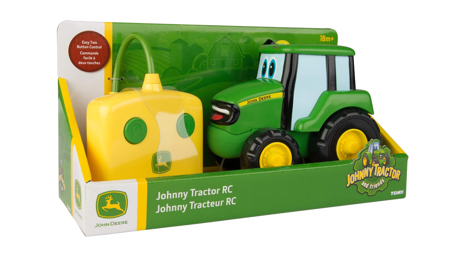 John Deere Kids Remote Controlled Johnny Tractor | Remote Control Car Farm Toy | RC Car Kids Toy Suitable For 18 Months & 2, 3, 4+ Years Old Boys & Girls, 42946A1