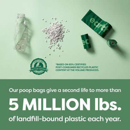 Earth Rated Poop Bags for Dogs Guaranteed Leak Proof and Extra Thick Waste Bag Refill Rolls, Lavender Scented, 120 Bags