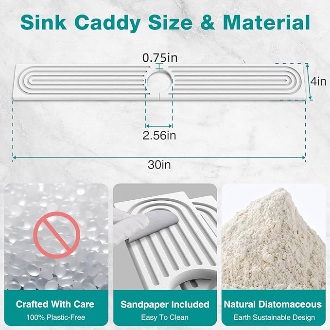 DK177 Faucet Mat for Kitchen Sink