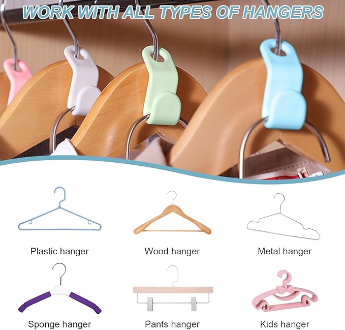 100 PCS Space Saving Hanger