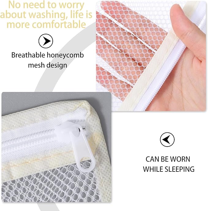 4Pcs Small Mesh Laundry Bags for Delicates Hanging Mini 12 x 10 Inches Durable