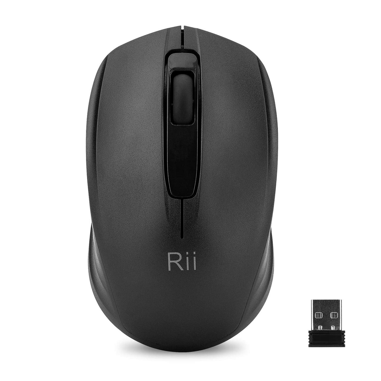 Wireless keyboard and Mouse Set,Rii RK200 Standard Full Size Wireless Keyboard and Mouse 104 Keys for Work Office Home UK Layout(AAA Batteries not Include)