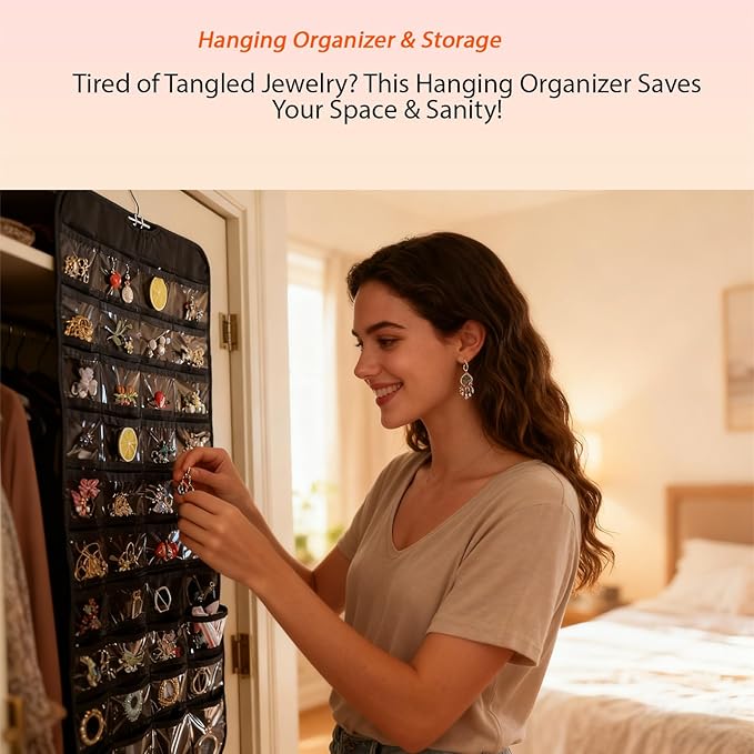 Bloss Hanging Jewelry Organizer and storage
