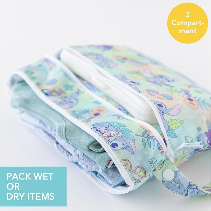 Bumkins Disney Waterproof Wet Dry Clutch Bag