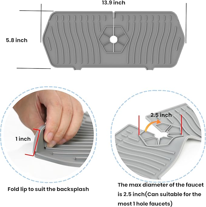 Kitchen Sink Splash Guard, Sink Protectors