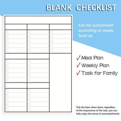 LUCYCAZ Weekly Dry Erase Board, 16" x 12" Magnetic Dry Erase Board for Wall, Hanging Double-Sided to Do List Whiteboard, Small Weekly Planning Board for School, Home, Office