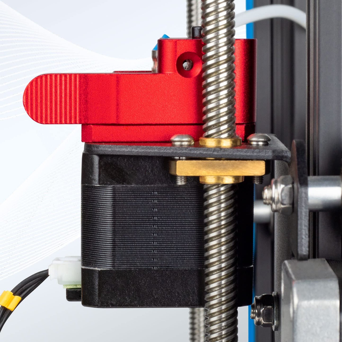 Redrex Dual Gear Ender 3 Extruder with Nema 17 Stepper Motor compatible with Creality Ender 3 V2,Ender 3 Pro,Ender 3 Neo,Ender 3 V2 Neo,Ender 3 Max Neo,Ender 5,Ender 7,CR6 SE,CR10 3D Printers