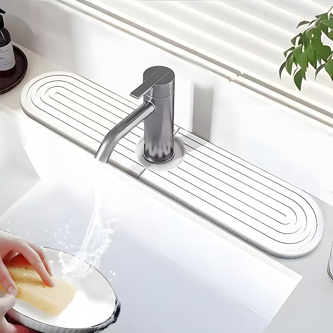 Diatomite Faucet Mat for Kitchen Sink