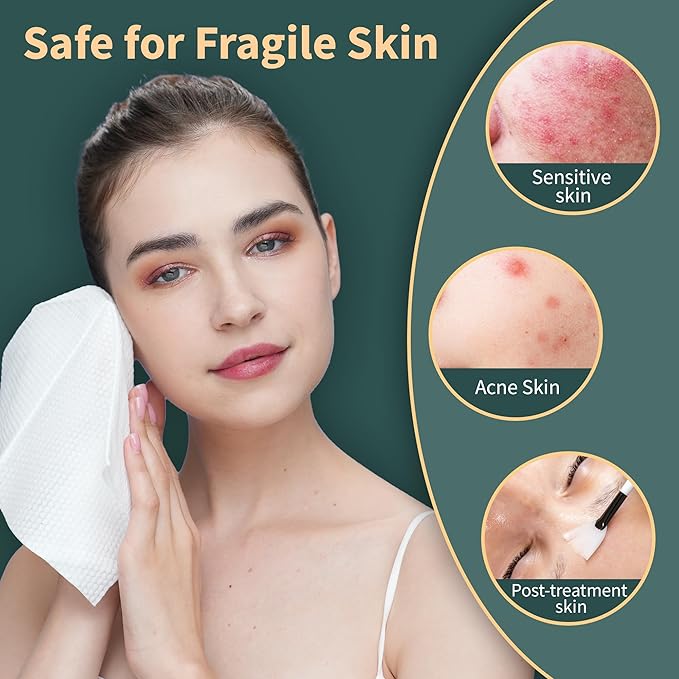 Ourmed Life Face Towels, Lint- free Face Wipes