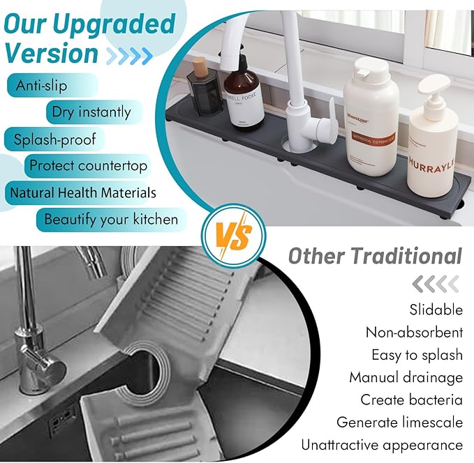 Faucet Mat for Kitchen Sink