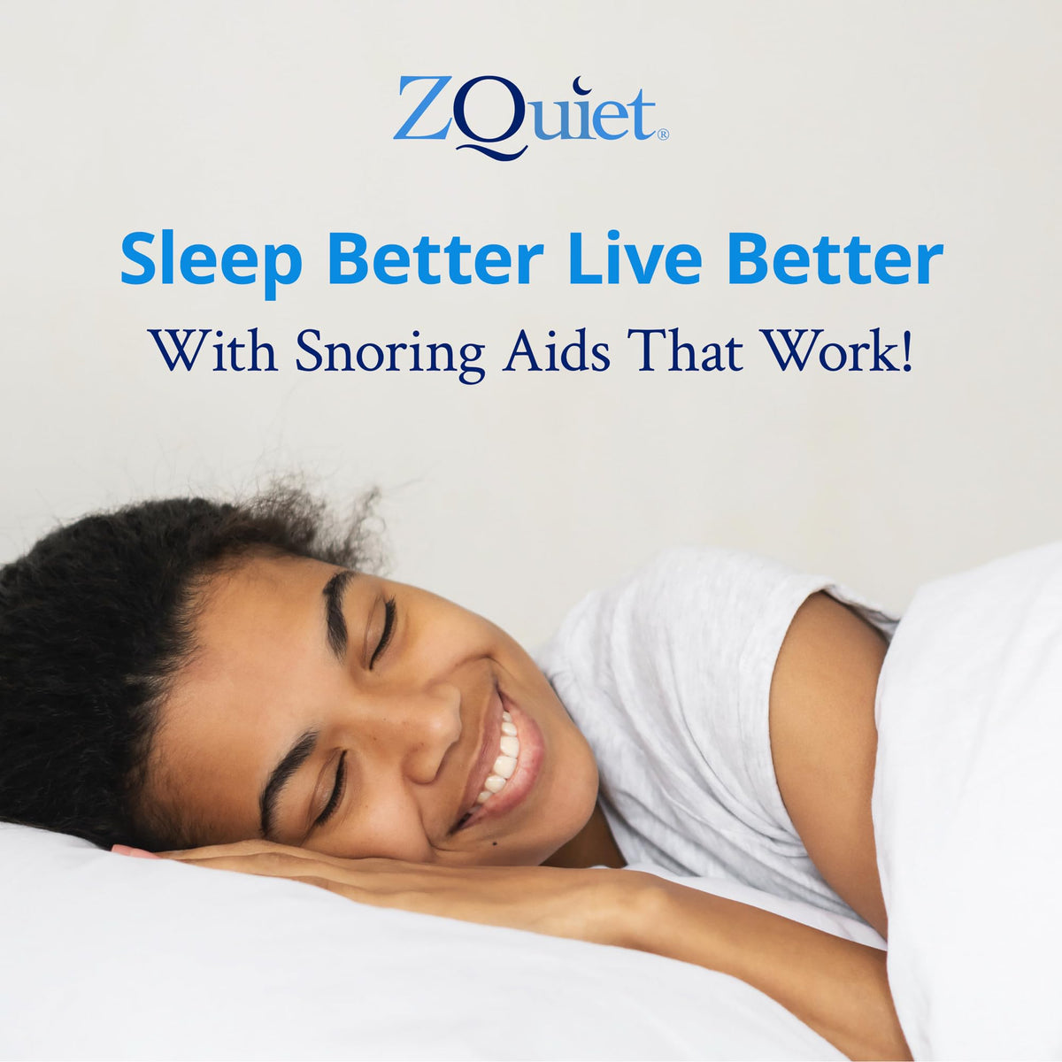 ZQuiet, Anti-Snoring Mouthpiece, Comfort Size #2, Single Refill, Blue Made in USA, BPA-Free, Medical-Grade Material