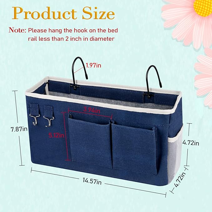 Bedside Storage Caddy/Bedside Hanging Storage Bag