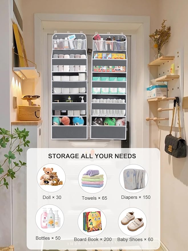 2 Pack Over the Door Organizer