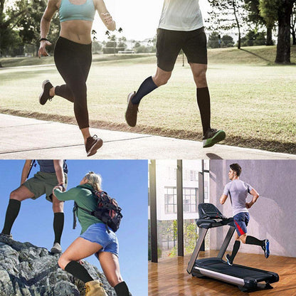 DZANS 3 Pairs Copper Compression Socks for Men & Women (20-30 mmHg) Best Graduated Athletic Fit for Running, Nurses, Flight Travel & Maternity Pregnancy - Boost Stamina, Circulation & Recovery(S/M)