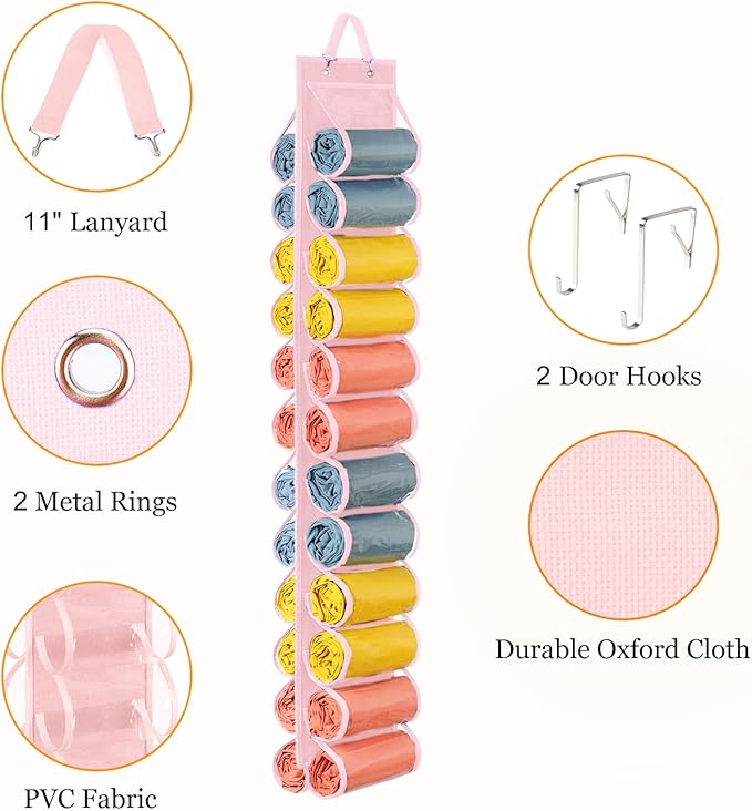 Lirex Hanging Yoga Legging Storage Organizer