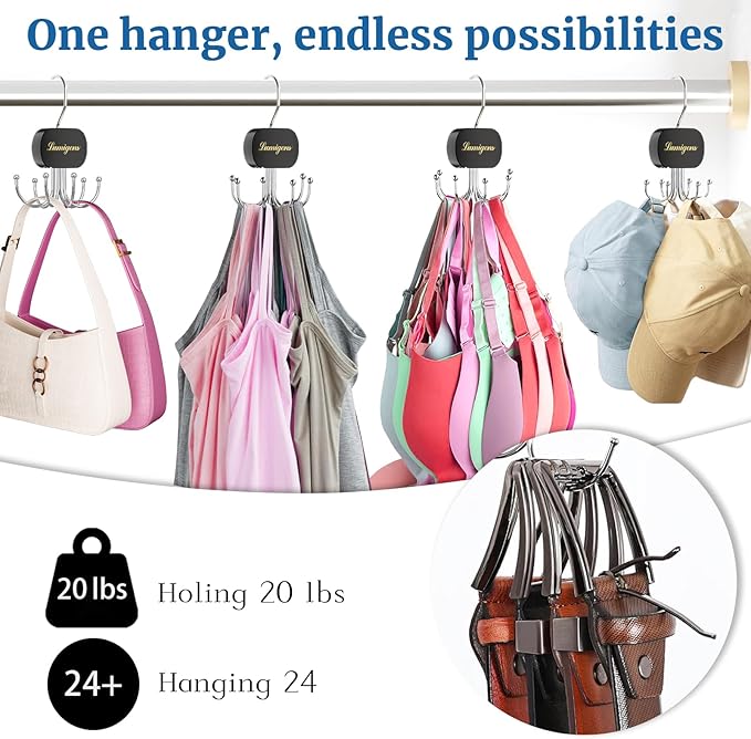 Belt Organizer for Closet, Belt Tie Hanger for Closet, Tie Organizer for Men