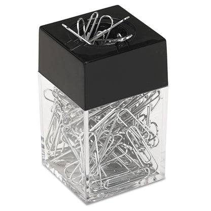 Paper Clip Dispenser, Magnetic Paper Clip Holder – Compact Size fits Perfectly on Your Desk or Table – Great for School, Office - 6 Pack