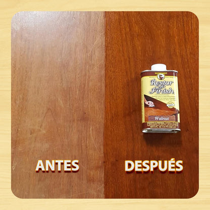 Howard Restor-A-Finish Mahogany RF5016 Restore The Original Finish Remove Heat and Stain Marks on Wooden Furniture 473ml