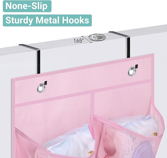 KIMBORA 2 Packs Narrow Kids Over the Door/Wall Shoe Organizer Small Baby