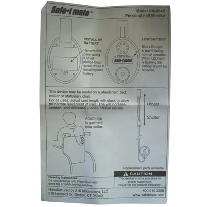 Safe-T Mate Magnetic Personal Alarm
