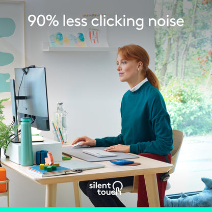 Logitech Wireless Mouse Signature M650 L Full Size - Large Hands, 2-Year Battery, Silent Clicks, Customizable Buttons, Bluetooth, PC/Mac/Chromebook - Black, Right-Handed, Large