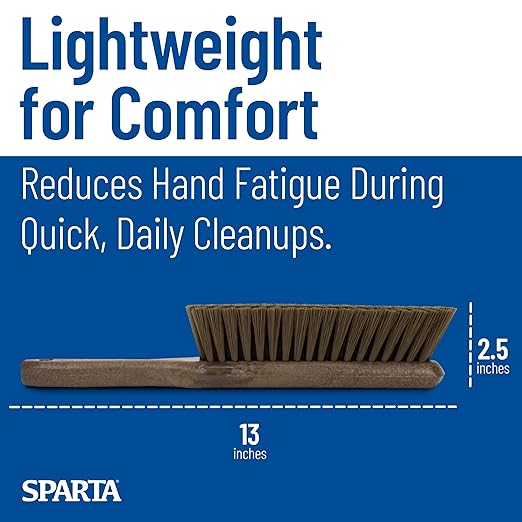SPARTA Handheld Soft Counter Brush 8 Inch Bristle Span, Countertops, and