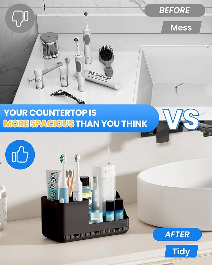 Toothbrush Holders for Bathroom Counter