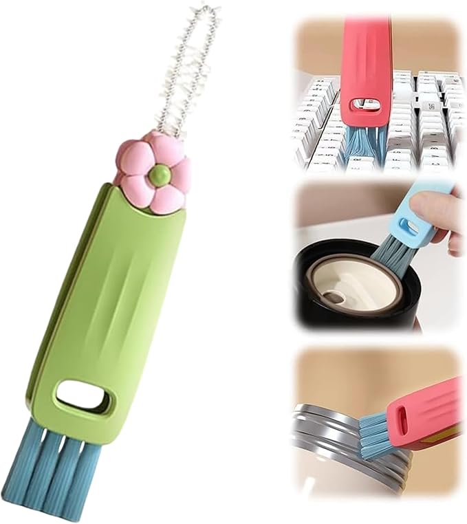 3 in 1 Cup Lid Cleaning Brush, Portable Cup Lid Cleaner