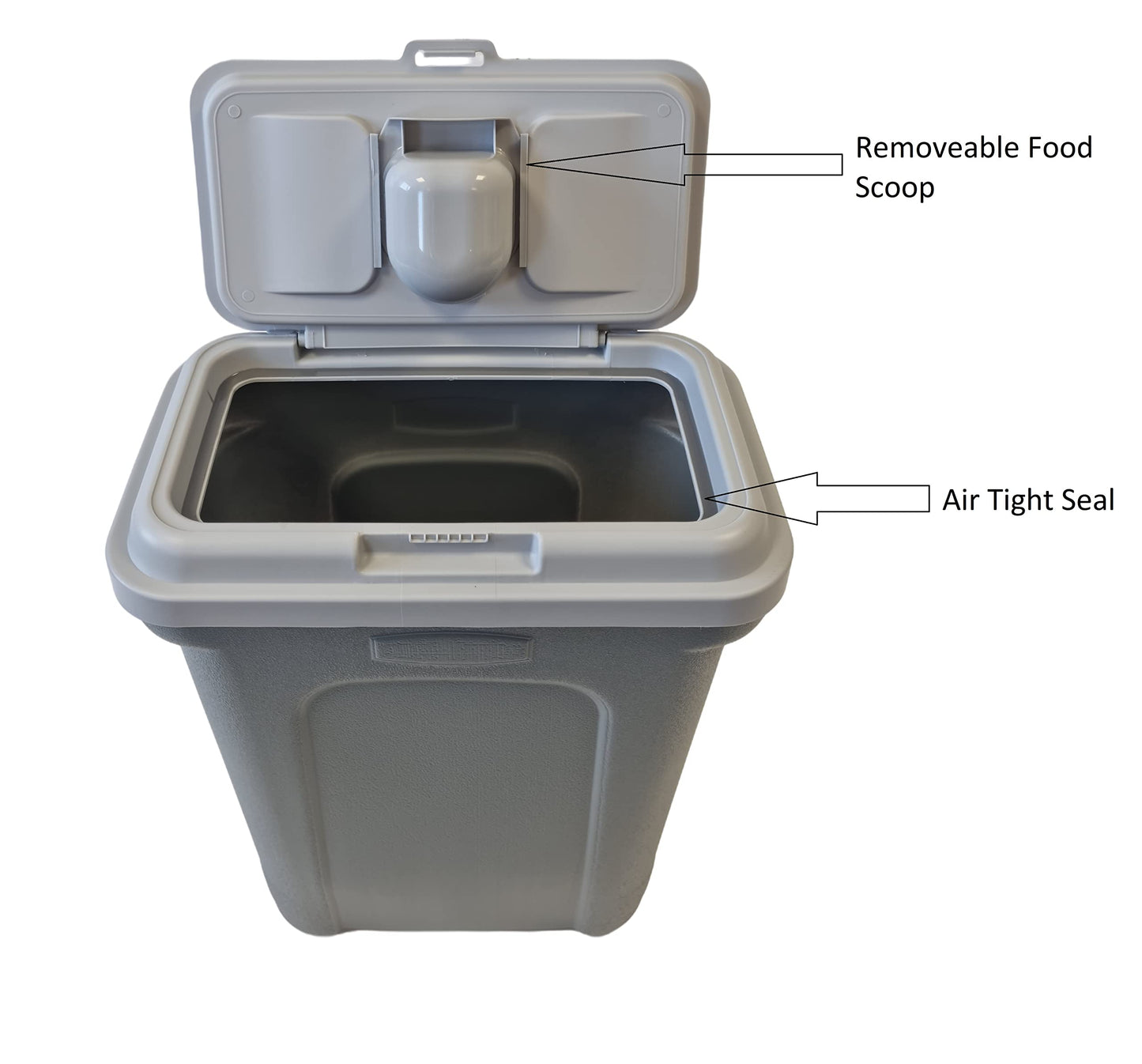 HH Home Hut Pet Food Storage Container 35L Dog Cat Animal Bin 16 KG Dry Feed 23KG Seed With food scoop and air tight seal