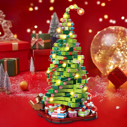 Siyaluens Advent Calendar 2025 Christmas Tree Building Blocks Set - 24 Days of Countdown Calendar Toys Gifts for for Adults Teens Girls Boys, 1206 Pieces