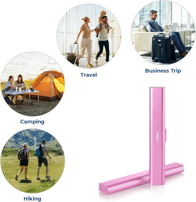 Aluminum Toothbrush Travel Case, Portable Travel Toothbrush Holder, Durable