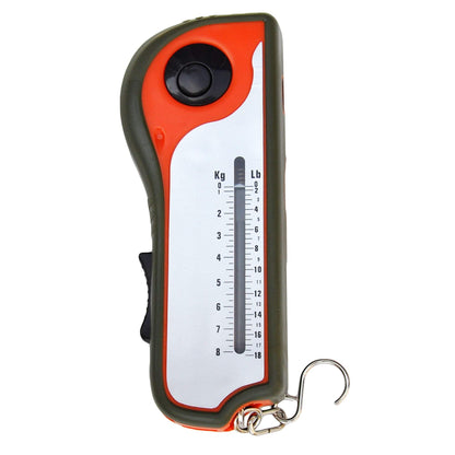 Fisherman Gift Tool Fishing Multitool - Hook Remover, Scale Scraper, Tape Measure, Bait Cutter, Flashlight, Knife, Scissors, Weight Scale, Bottle Opener, Gift Idea for Men Women Kids