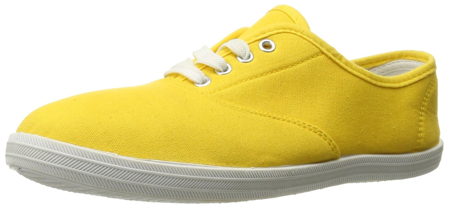 Shoes 18 Womens Canvas Shoes Lace up Sneakers 18 Colors Available 324 Yellow 11
