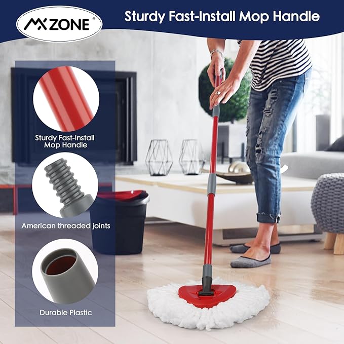 Spin Mop Handle Replacement Compatible