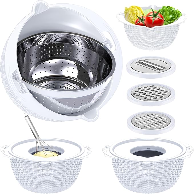 4-1 Colander with Bowl Set