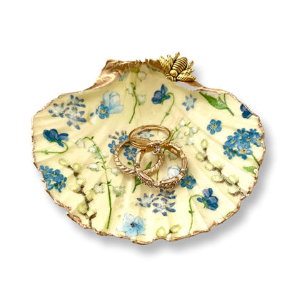 Nafiart Studio Soft Yellow Trinket, Handmade Gifts for Women, Room Decor Jewelry Tray Candle-Holder, Women/Mom Birthday Weddings Valentines Gift for Mother Best Mom Graduation