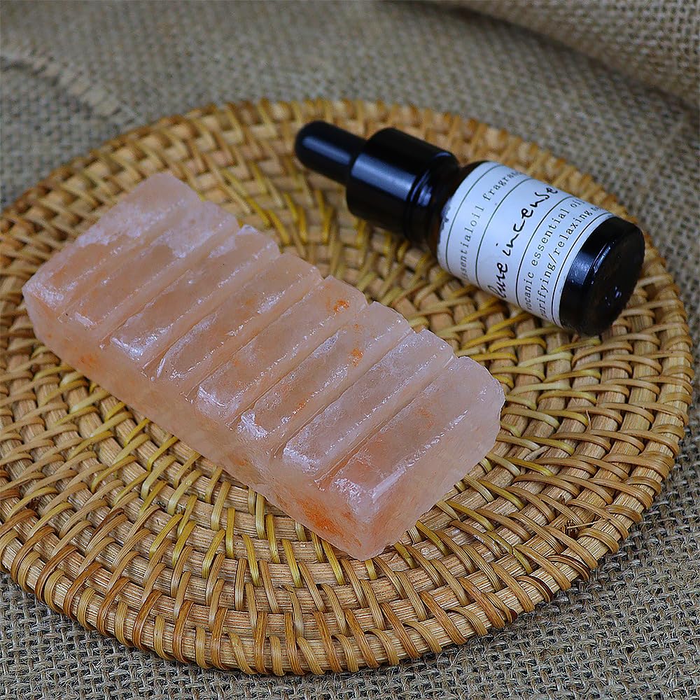 QYLHH 2 Pcs Himalayan Salt Foot Rasp Foot File Hot Massage Stones Cold Stones Set Warm Rocks Kit for Facial SPA