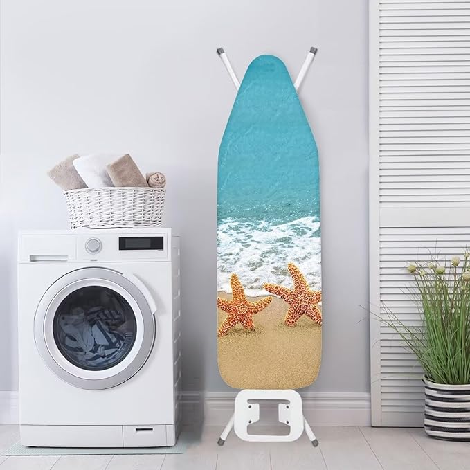 ZDCUSTOM Beach Starfish Ironing Board Covers, 15x54 Padded Ironing Board Covers
