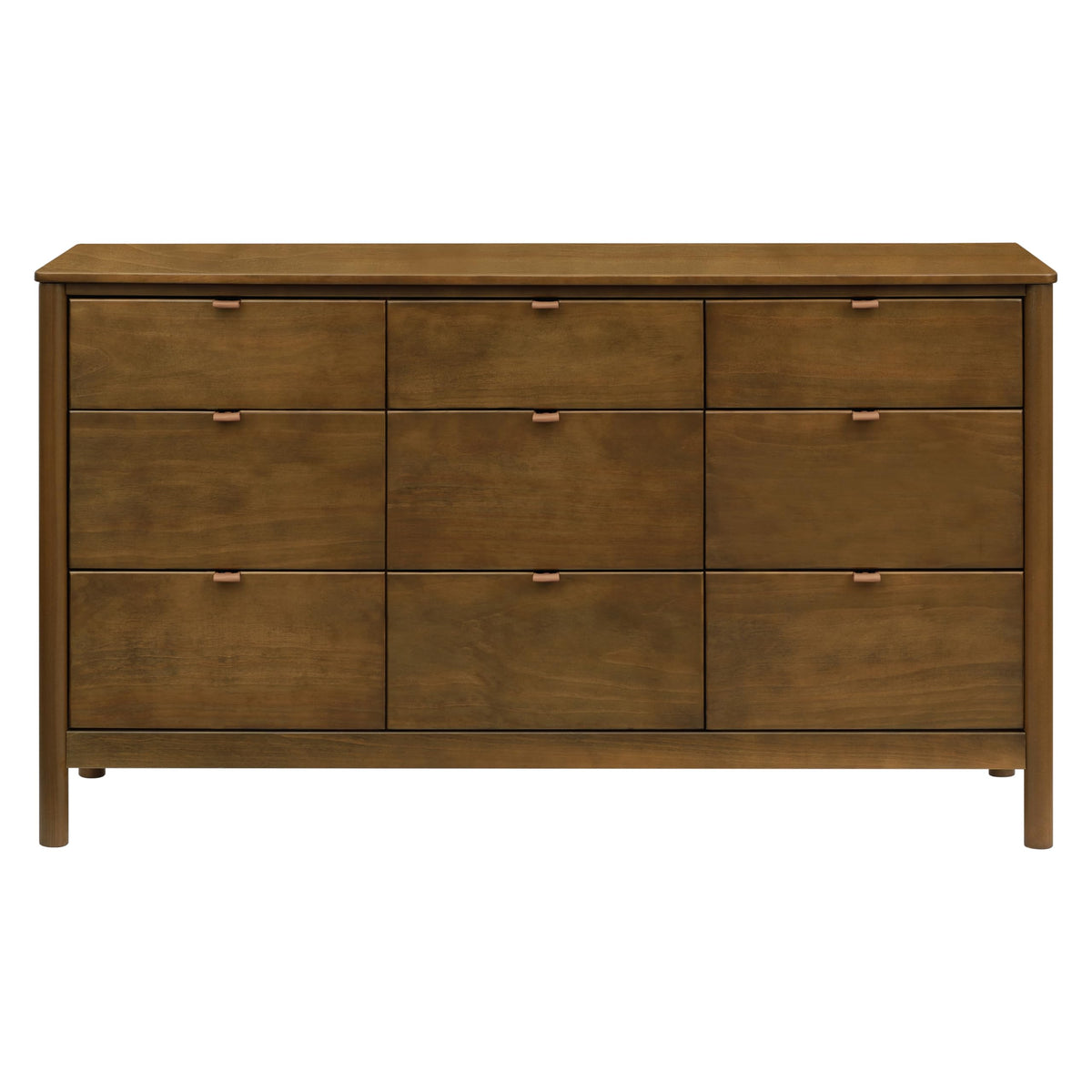 Babyletto Kids Bondi 9-Drawer Assembled Dresser in Natural Walnut, GREENGUARD Gold Certified
