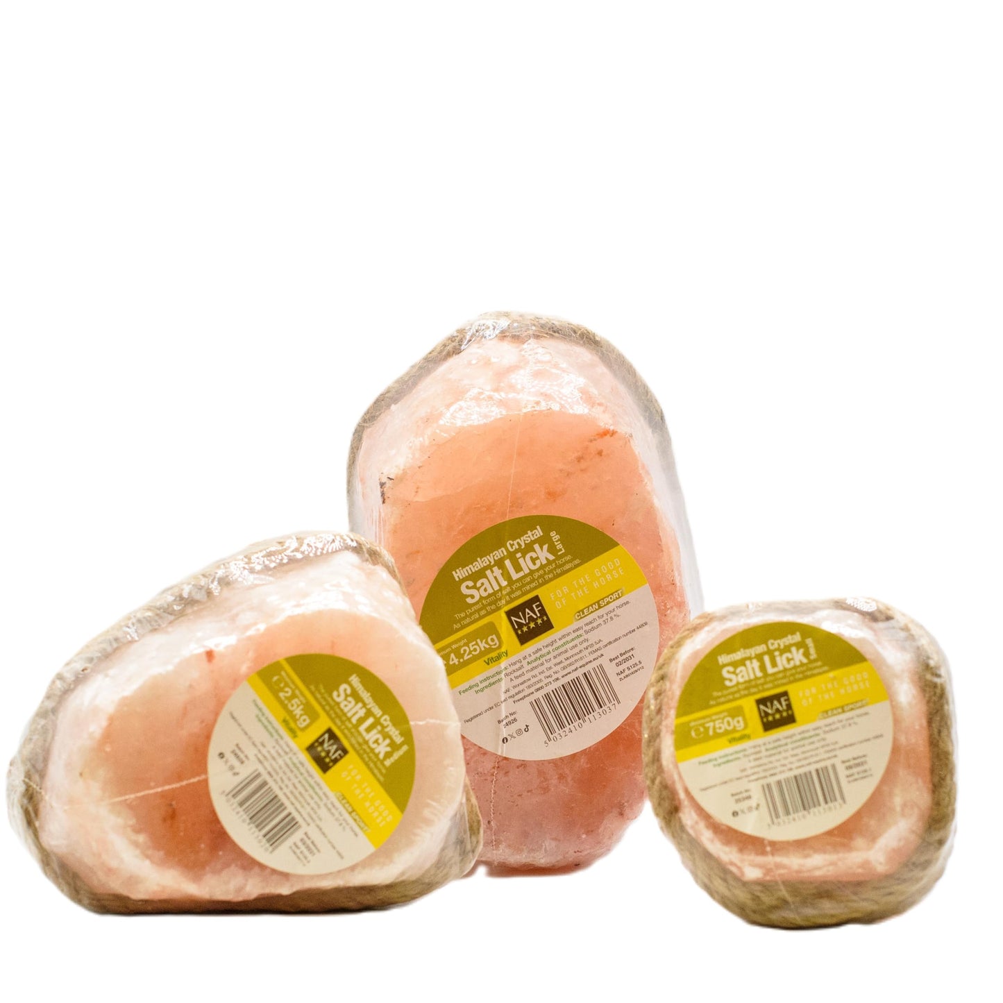 NAF Himalayan Salt Lick Medium – 100% Natural Rock Salt for Horses – Rich in Trace Minerals – Supports Hydration, Electrolyte Balance & Overall Health